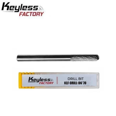 KEYLESSFACTORY Solid Carbide Specialized Heavy Duty Drill Bit For Locks & Cylinders - 6mm KLF-DRILL-D6x70